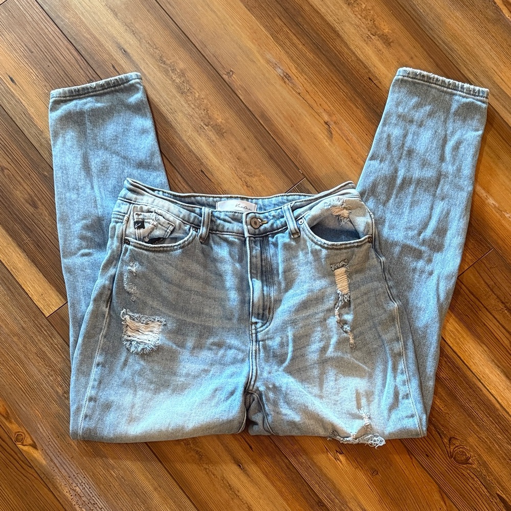 KanCan Distressed Light Blue Jeans